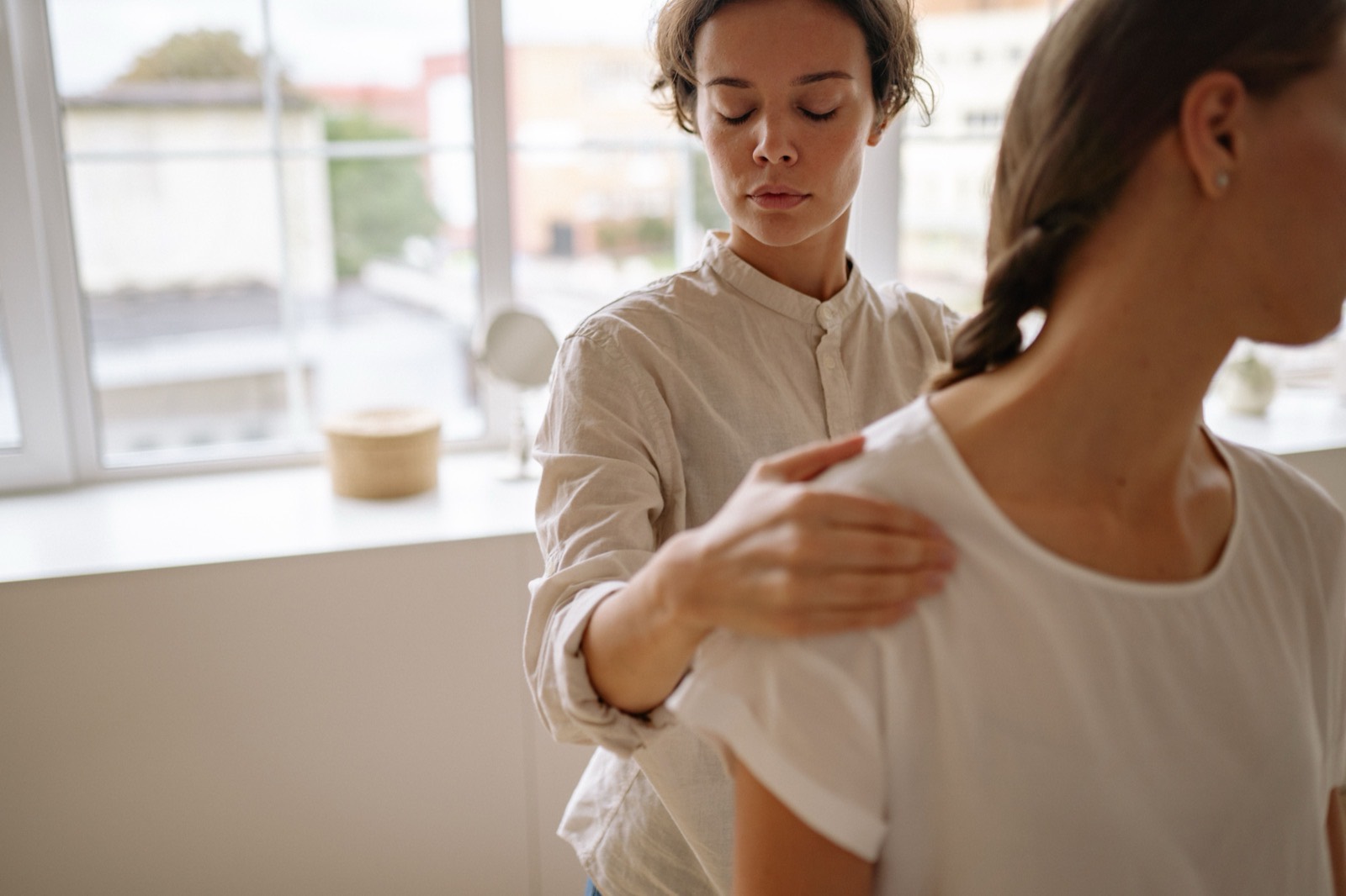 Sesión de fisioterapia a domicilio